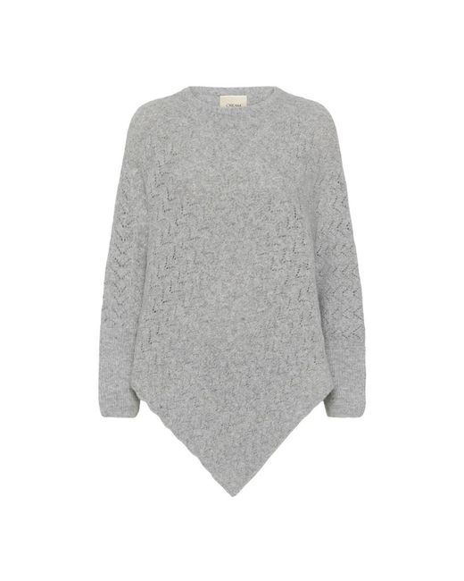 Cream Jassen ,Grijs ,Capes in het Gray