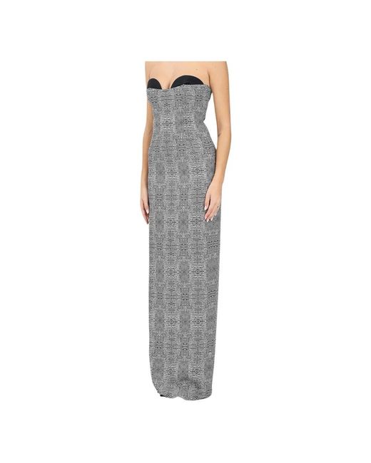 Elisabetta Franchi Gray Gowns