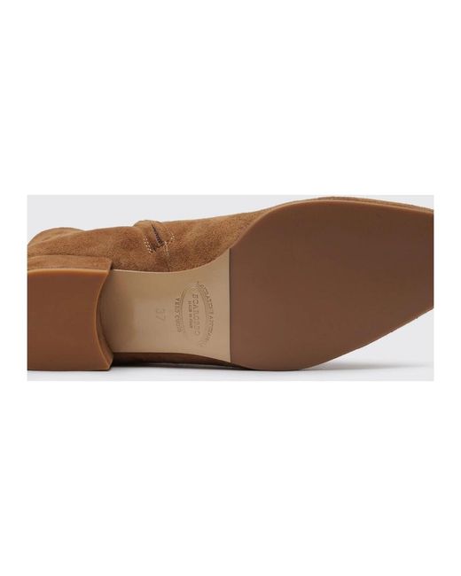 Scarosso Brown Heeled Boots