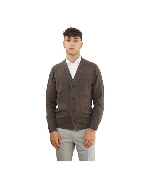 Cardigans Barba Napoli de hombre de color Brown