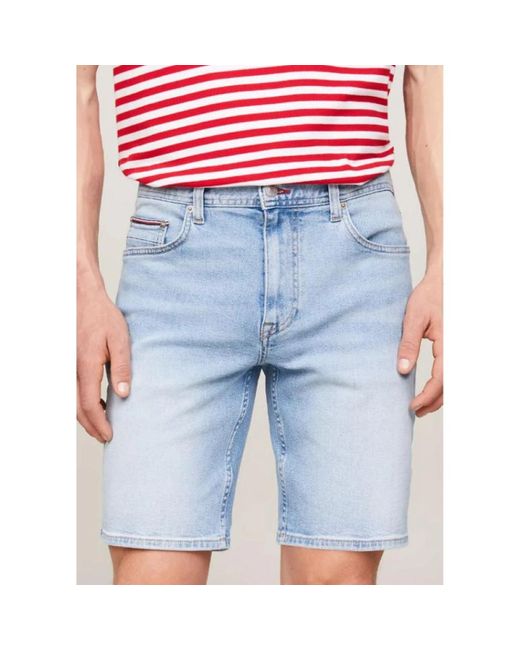 Shorts > denim shorts Tommy Hilfiger pour homme en coloris Blue