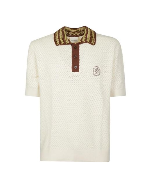 Drole de Monsieur White Polo Shirts for men