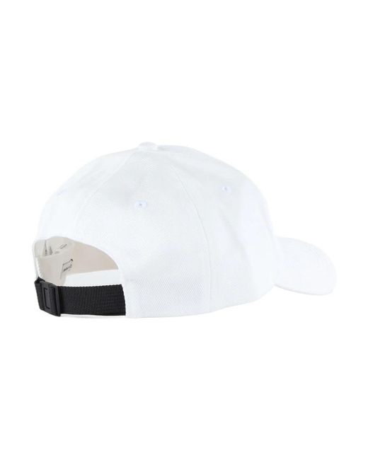 Calvin Klein Baumwollbestickte logo-kappe in White für Herren