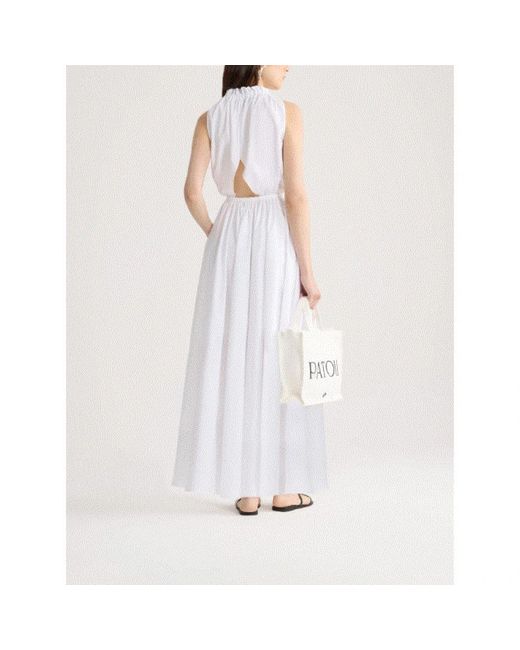 Patou White Maxi Dresses
