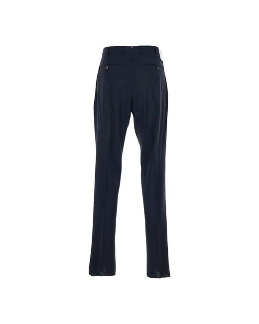 PT Torino Blue Suit Trousers for men