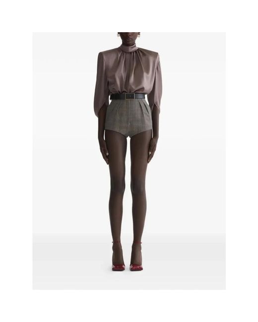 Mugler Brown Blouses