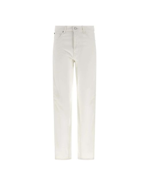 Coperni Jeans ,Wit ,Denim Tapered Denim Jeans in het White