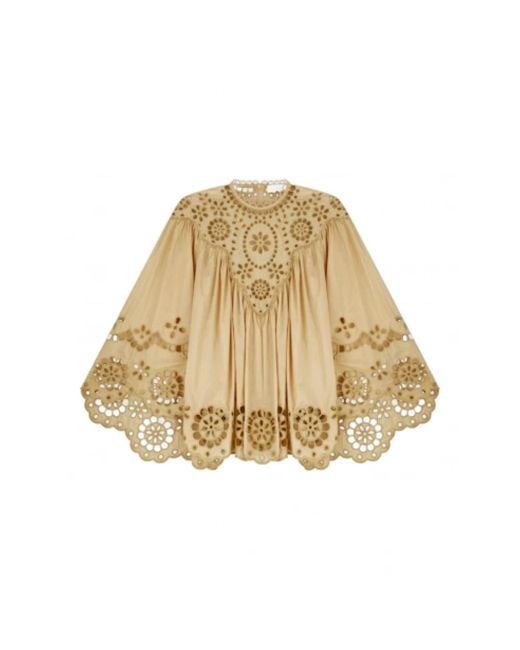 Zimmermann Natural Blouses