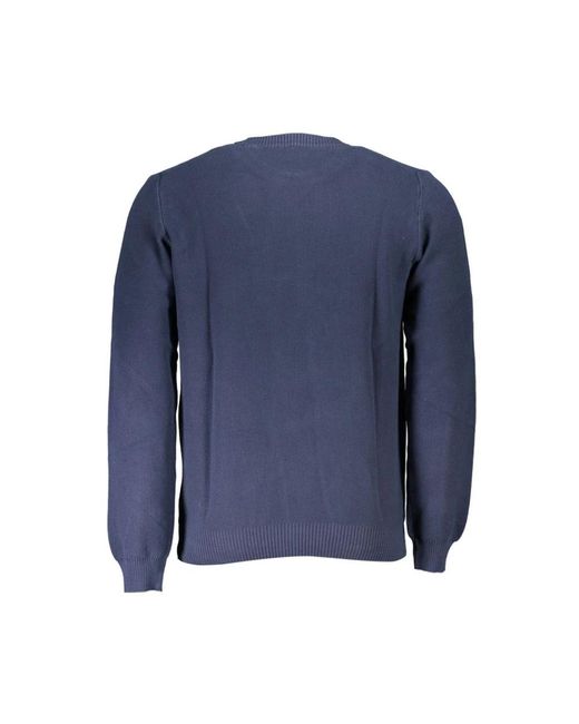 North Sails Blue Round-Neck Knitwear for men