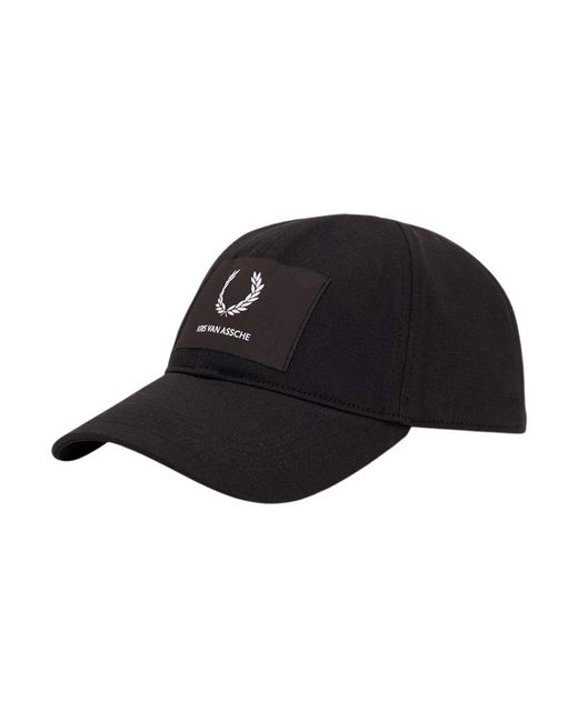 Caps di Fred Perry in Black da Uomo