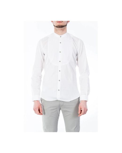 Alessandro Dell'acqua White Casual Shirts for men
