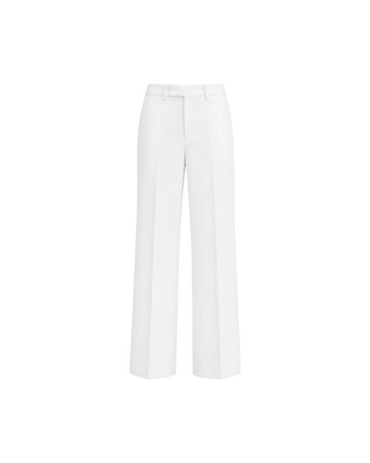 Liu Jo White Wide Trousers