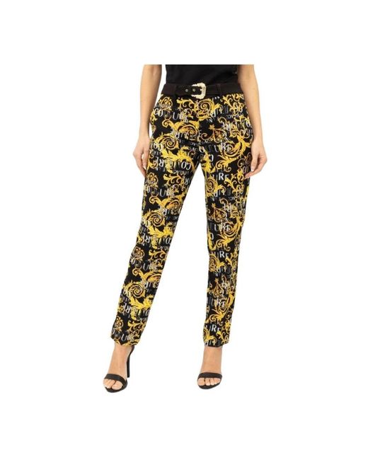 Versace Yellow Slim-Fit Trousers