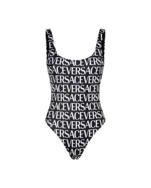 Versace Black One-Piece