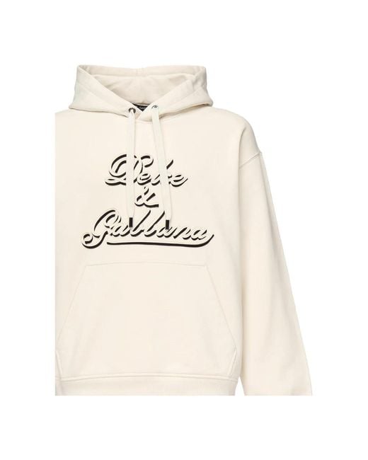 Hoodies Dolce & Gabbana de hombre de color White