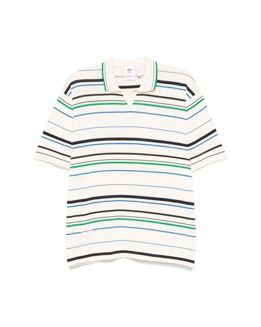 Adidas White Polo Shirts for men