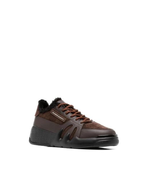 Giuseppe Zanotti Brown Sneakers for men