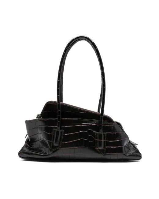 The Attico Black Shoulder Bags