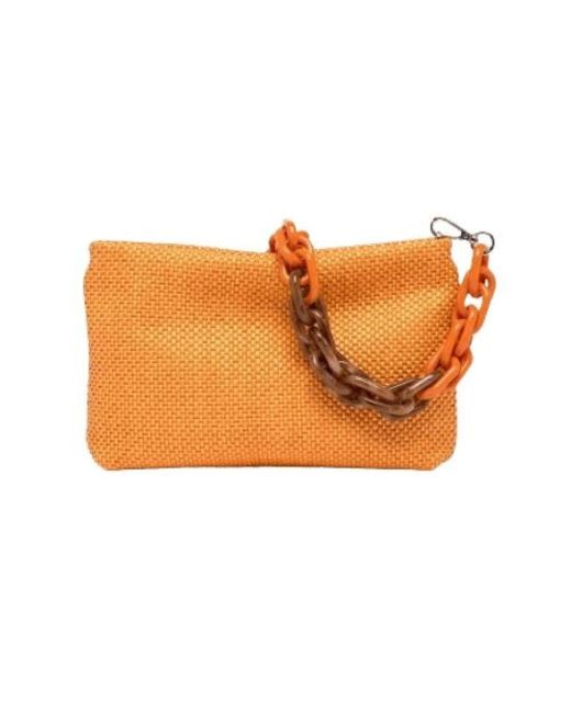 Gianni Chiarini Orange Shoulder Bags