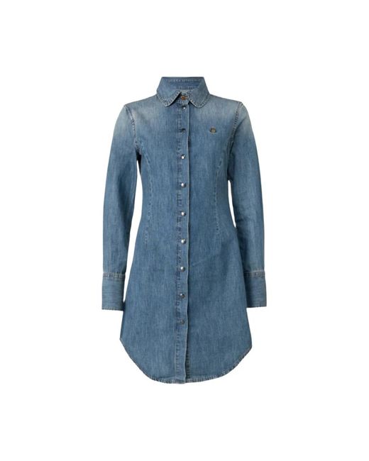 Vivienne Westwood Blue Shirt Dresses