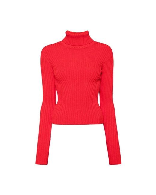 Staud Red Turtlenecks