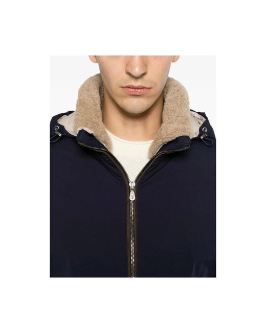 Brunello Cucinelli Blue Light Jackets for men