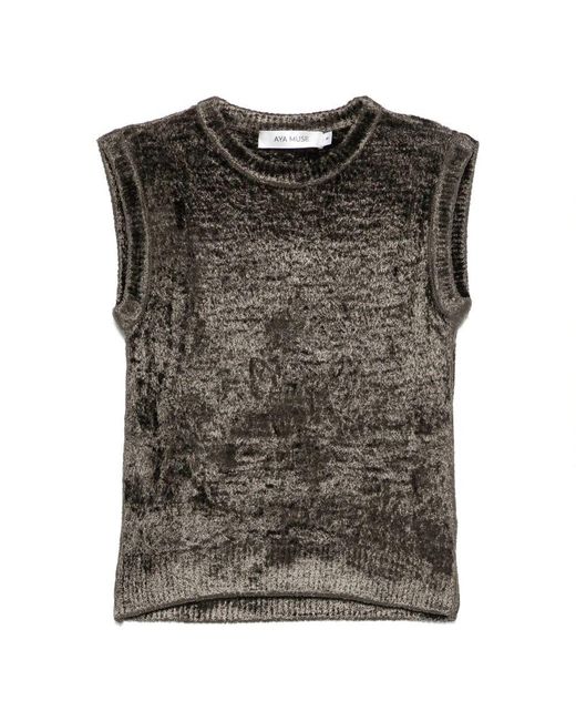 AYA MUSE Gray Cocoa Opal Top
