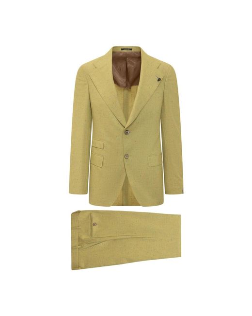 Single Breasted Suits Gabriele Pasini de hombre de color Green
