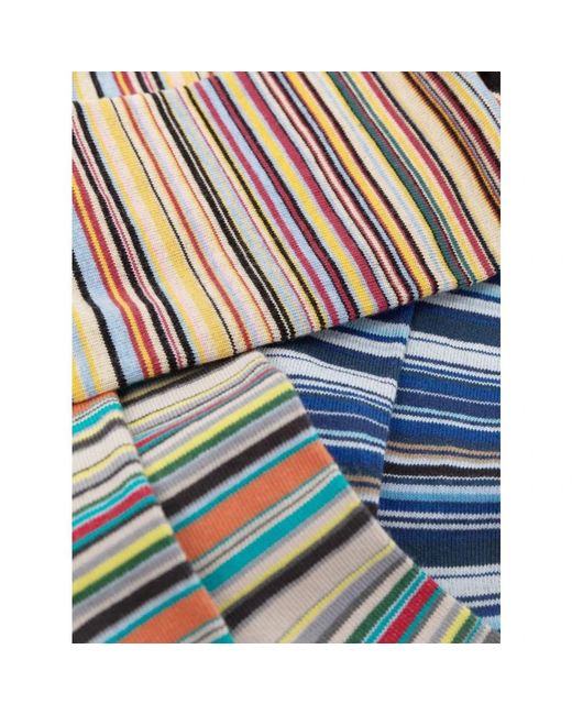 Paul Smith Blue Socks for men