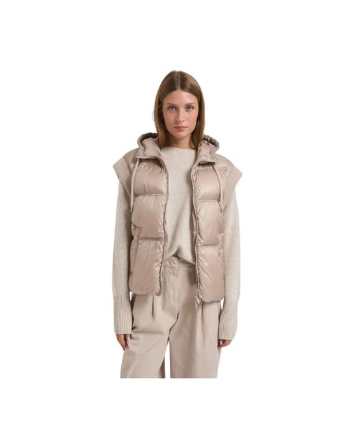 Peserico Brown Vests