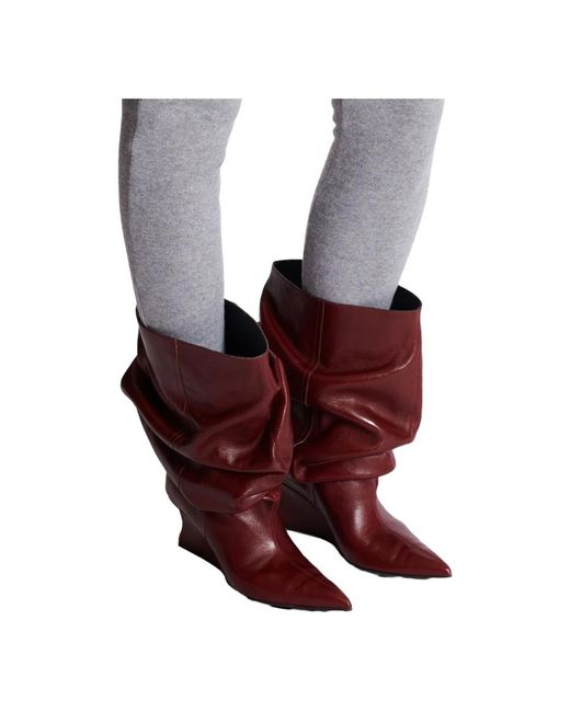 Ankle Boots di Balmain in Red