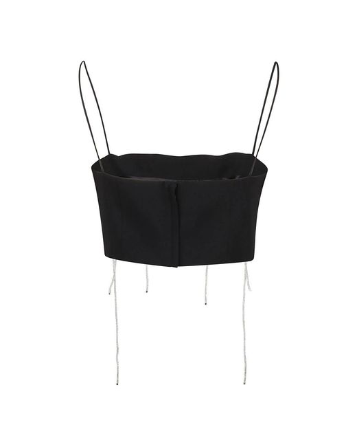 GIUSEPPE DI MORABITO Black Sleeveless Tops