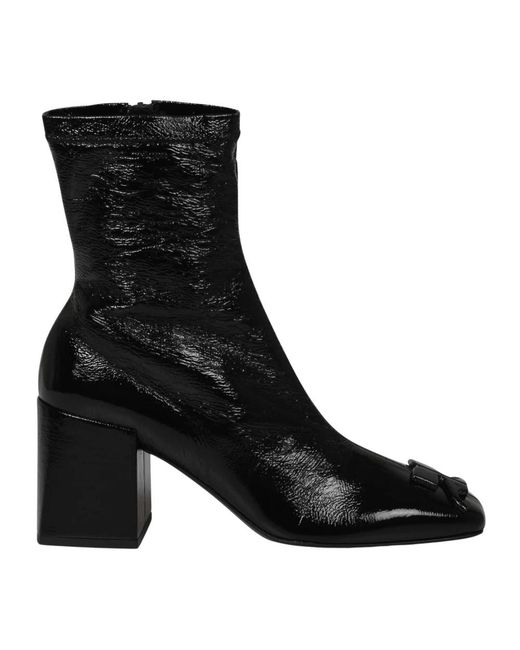 Courreges Black Heeled Boots