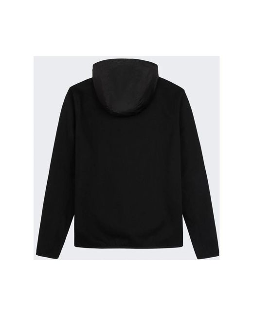 flâneur Fitness ,Zwart ,Nylon Badge Technical Zip-Up in het Black voor heren