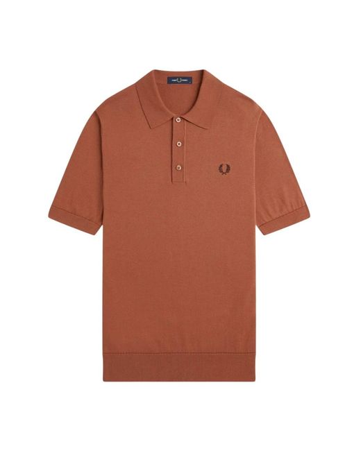 Fred Perry Brown Polo Shirts for men