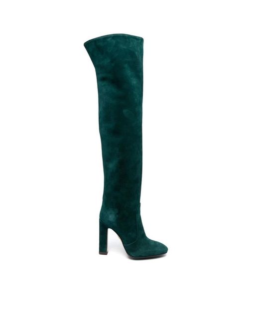 Aquazzura Green Over-Knee Boots