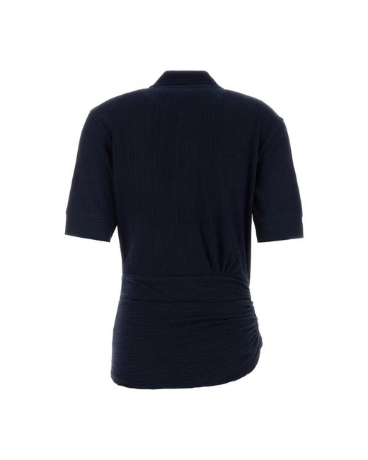 Victoria Beckham Blue Polo Shirts
