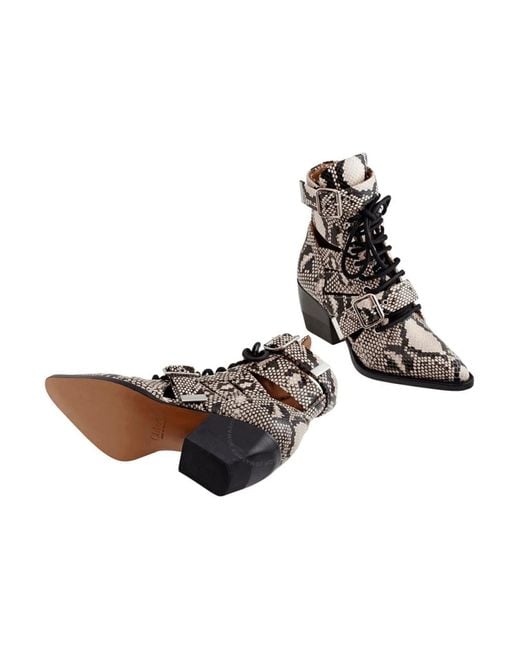 Chloé Brown Cowboy Boots