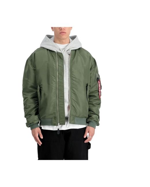 Bomber Jackets Alpha Industries de hombre de color Green