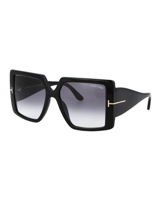 Tom Ford Black Stylische quinn sonnenbrille für den sommer