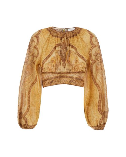 Zimmermann Natural Blouses