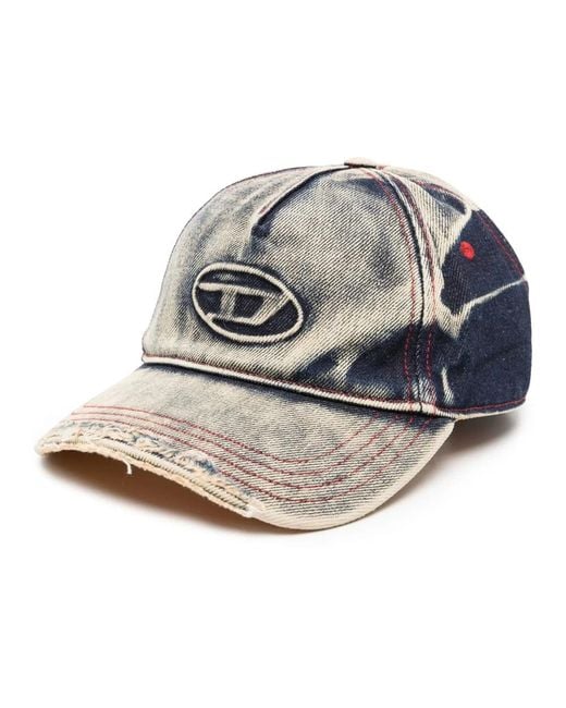 DIESEL Hats & Caps in Metallic for Men | Lyst