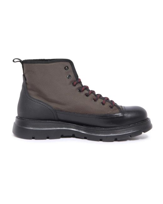 Peuterey Gray Lace-Up Boots for men