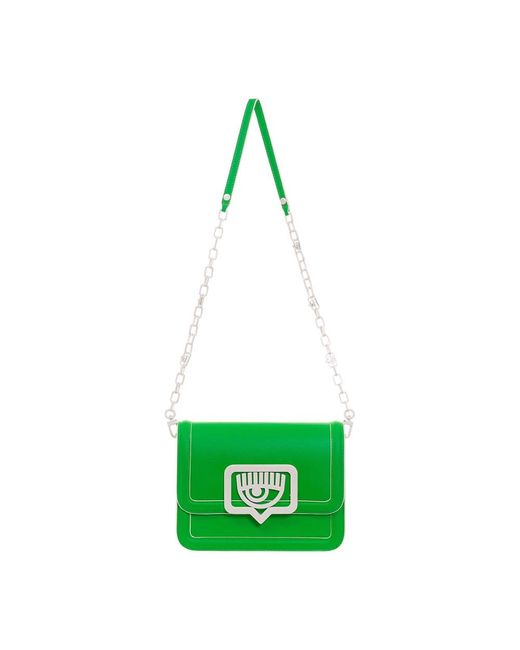 Chiara Ferragni Green Cross Body Bags