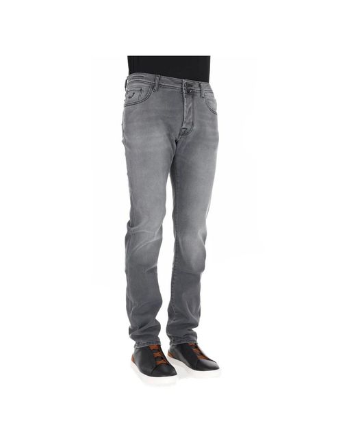 Jacob Cohen Gray Slim-Fit Jeans for men
