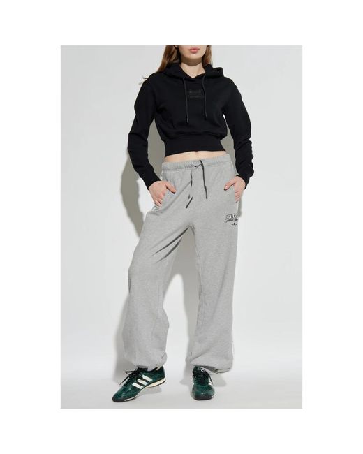 Adidas Originals Gray 3-Stripes Sweatpants