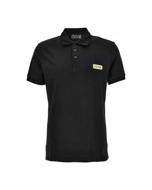 Polo Shirts Versace de hombre de color Black