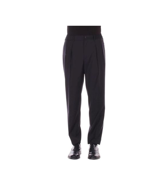 Tagliatore Blue Straight Trousers for men