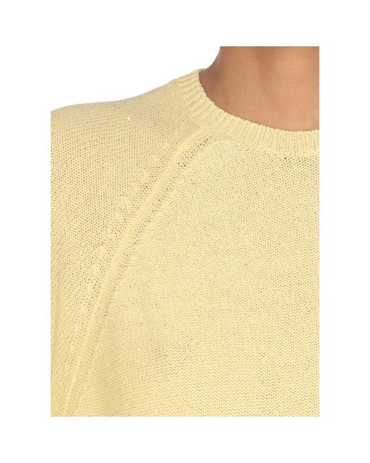 Knitwear > round-neck knitwear Fabiana Filippi en coloris Yellow