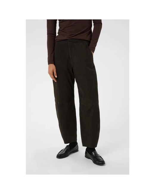Part Two Black Wide Trousers